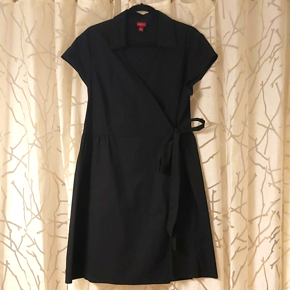 Merona XXL Little Black Wrap Dress